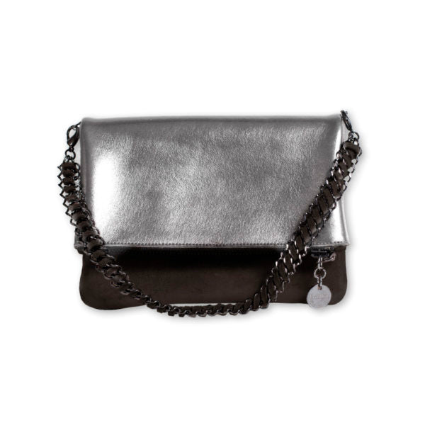 Bibijoux Kerstin Wild - Tasche braun und silber