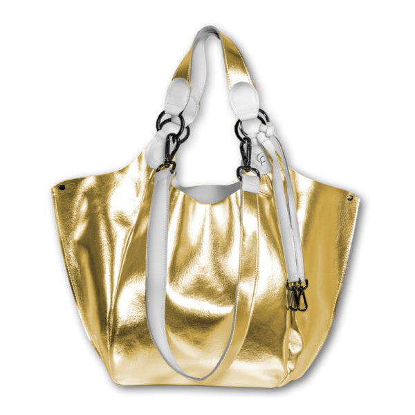 Infinity Big Nobile - Tasche weiss und gold