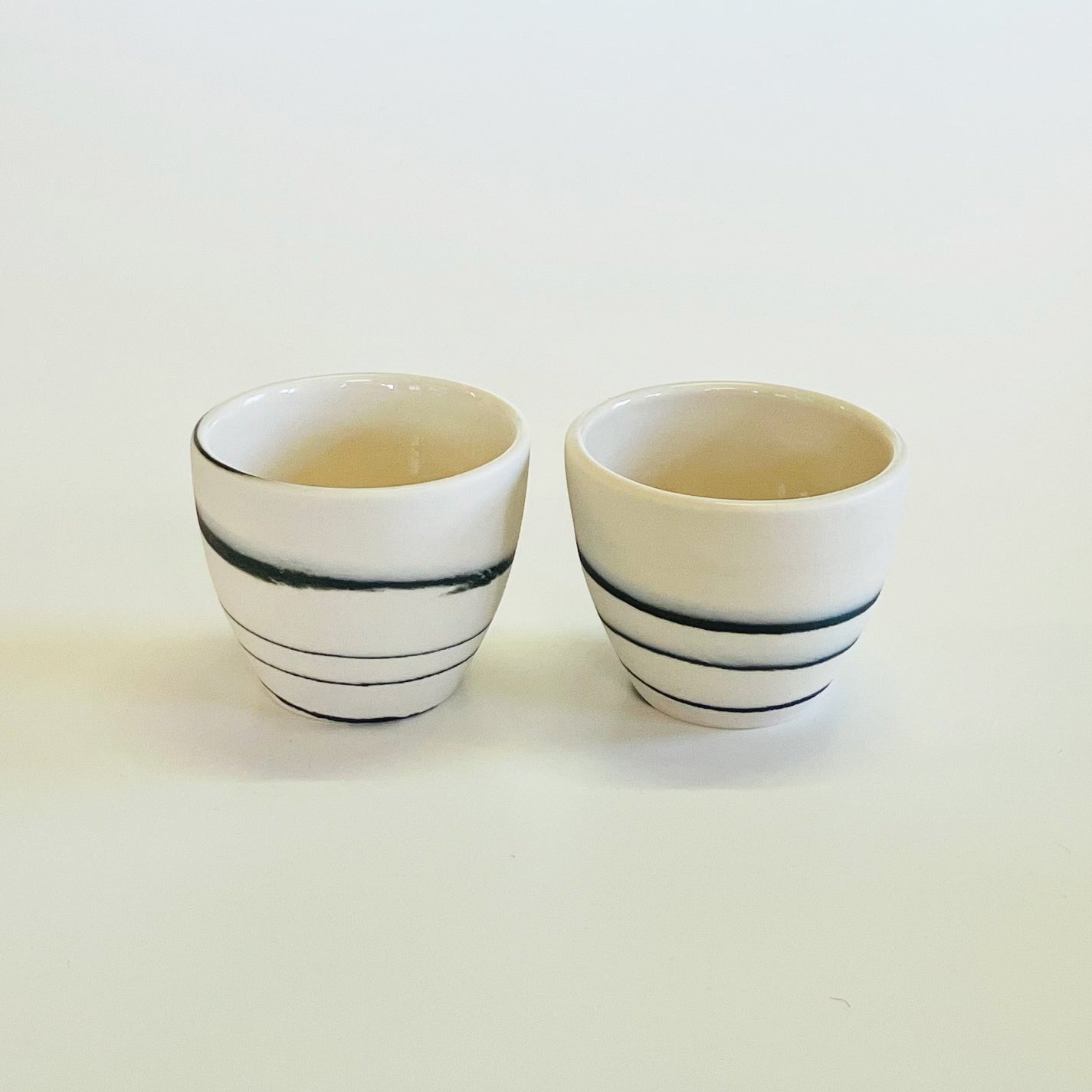 Set of 2 espresso cups anthracite
